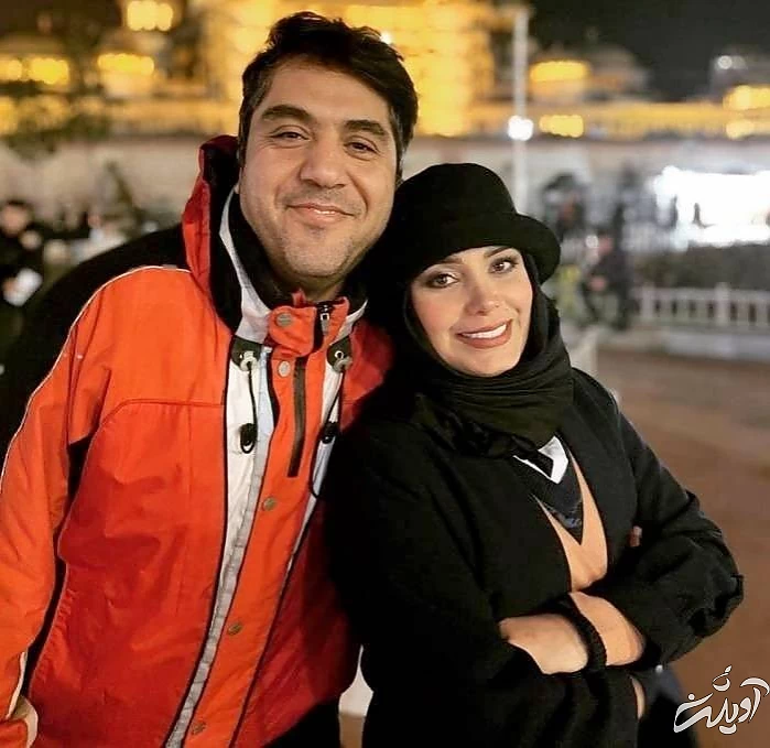 عکسی از مانی رهنما و همسرش صبا راد مانی رهنما و همسرش